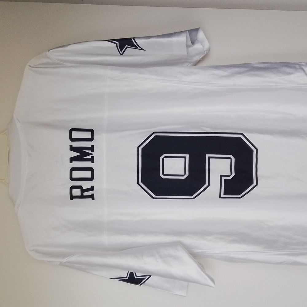 Dallas Cowboys Authentic Apparel #9 Tony Romo Jersey White | Size Medium - Picture 3 of 7